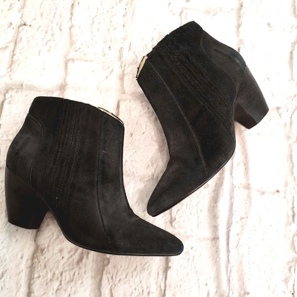 Joe's Black Suede Ankle Bootie